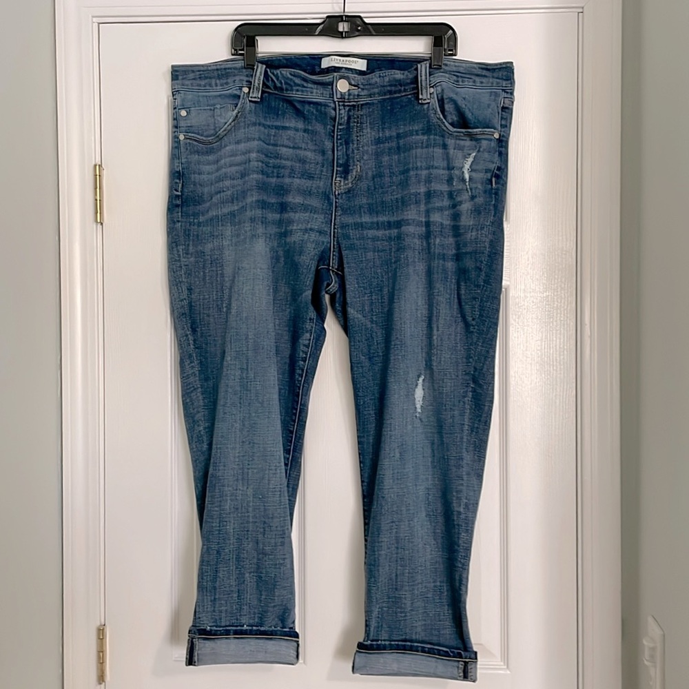 Liverpool Peyton Slim Boyfriend Jean 20W